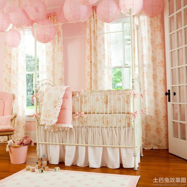 家装粉色儿童房效果图大全