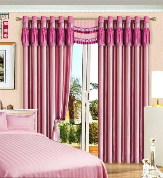 卧室窗帘装修效果图 2012窗帘效果图