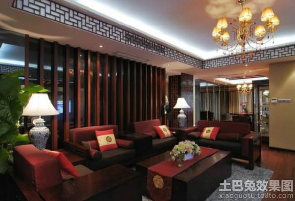 东南亚设计客厅装修效果图大全