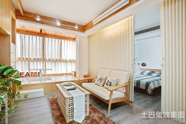 日式风格小户型客厅装修图片欣赏