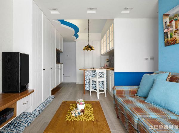 地中海小户型公寓室内装修设计