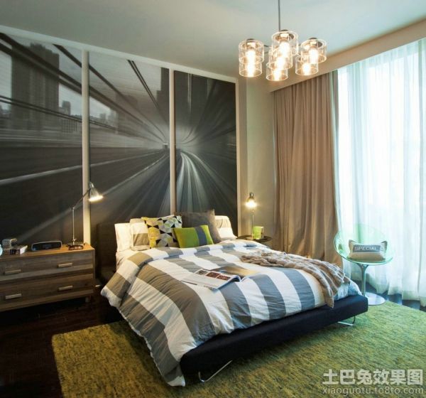 时尚现代设计卧室效果图大全