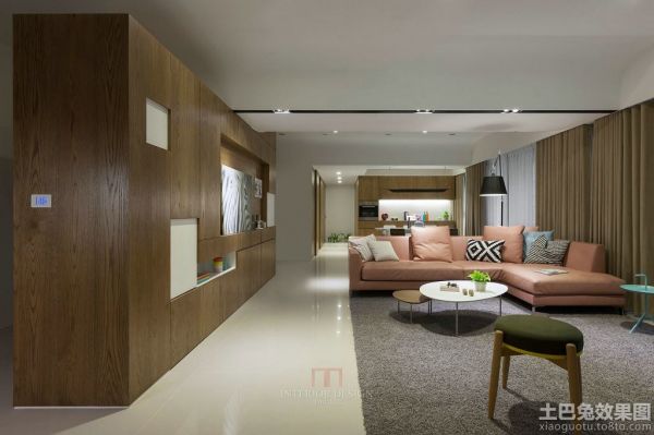 现代家装设计140平米四室两厅装修效果图欣赏大全