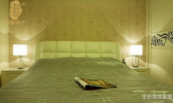 日式家庭卧室床头灯具效果图