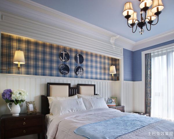地中海家庭设计卧室图片2014