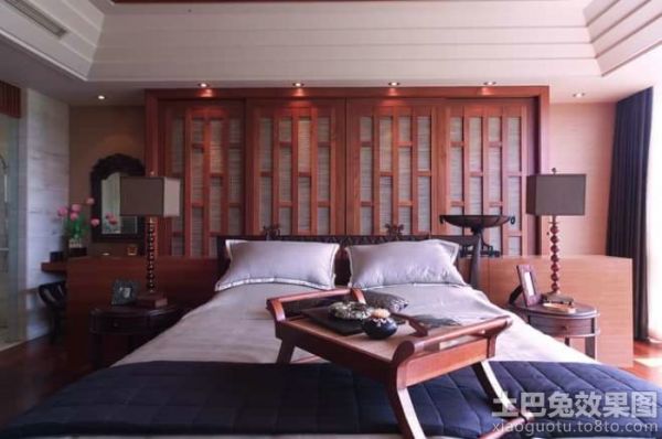 中式设计室内卧室图片