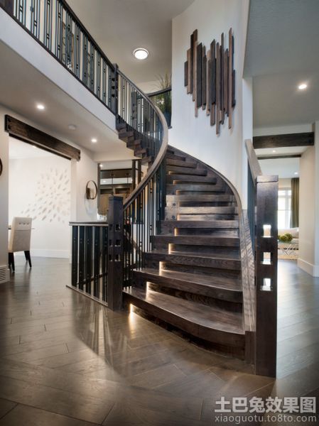 家庭设计室内楼梯效果图大全2014