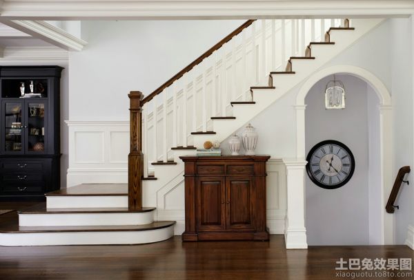 家庭家装设计室内楼梯效果图2015