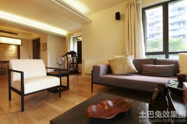 日式家装设计小客厅图片