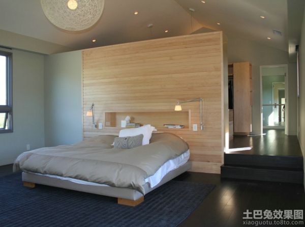 日式装修设计卧室隔断墙效果图