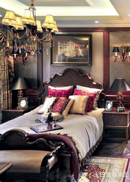 美式古典卧室设计图片欣赏
