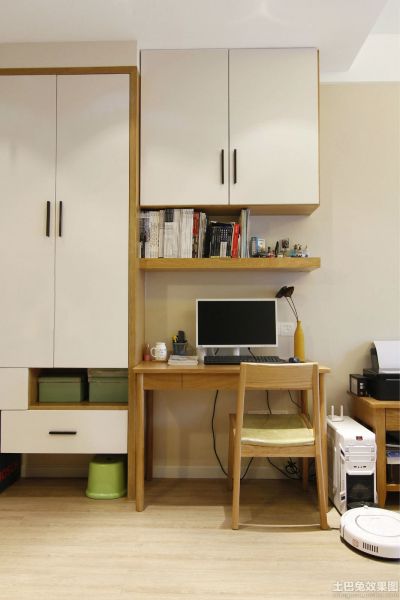 日式风格书房组合家具图片