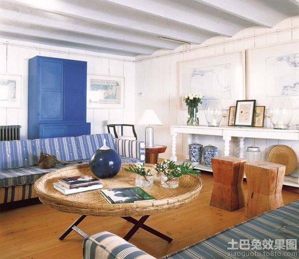 地中海风格客厅设计图片欣赏