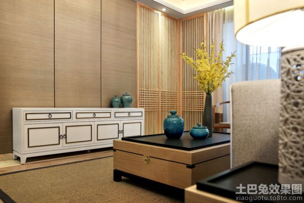 中式客厅家具摆放图