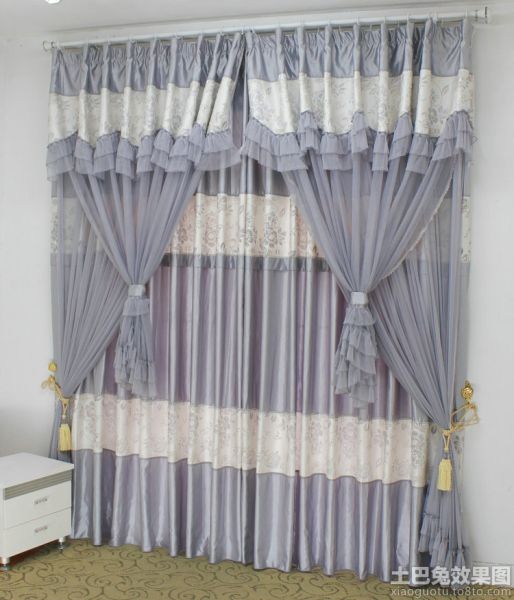 家装设计窗帘装饰效果图