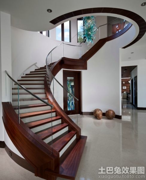 家装设计室内复式楼梯效果图