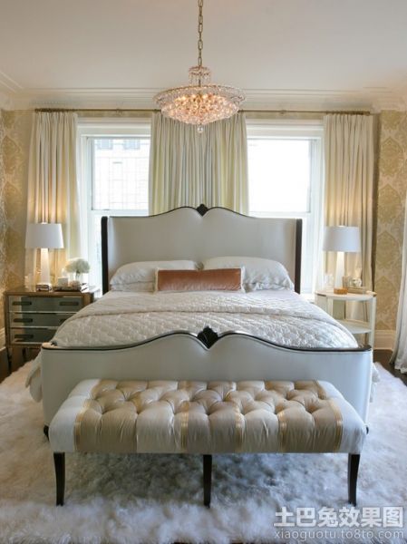 2015北欧设计卧室窗帘效果图大全