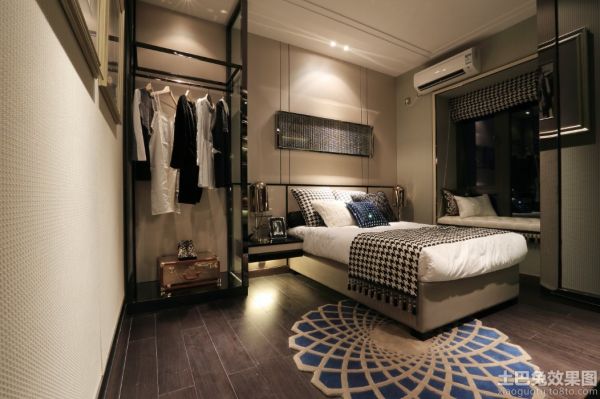 现代家庭设计时尚卧室效果图