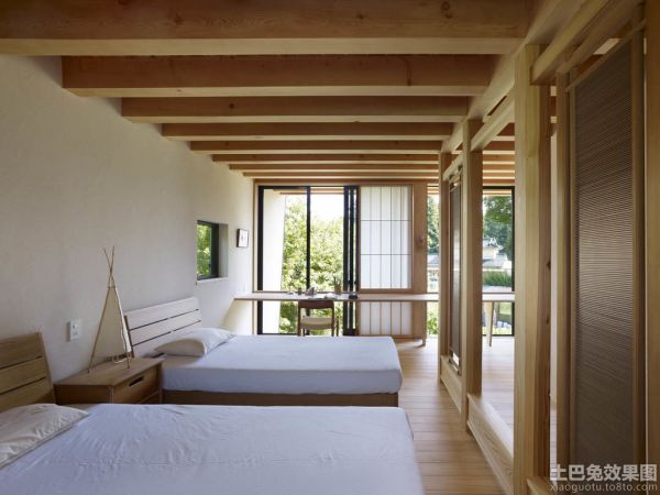 日式风格四居室装修设计效果图