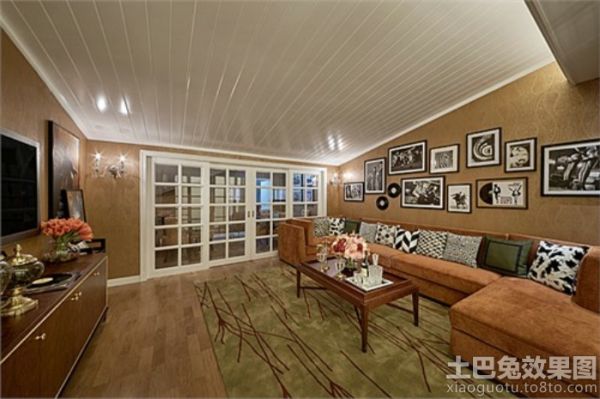 美式家装风格130平米四居室图片大全