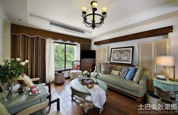美式风格设计家居客厅图片大全