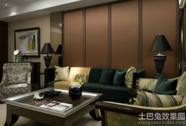新古典风格设计客厅效果图