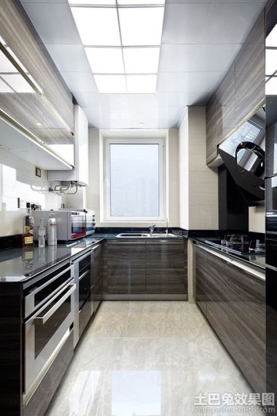 2015现代设计室内厨房效果图
