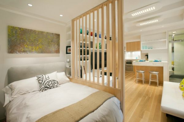 日式现代设计卧室隔断图片