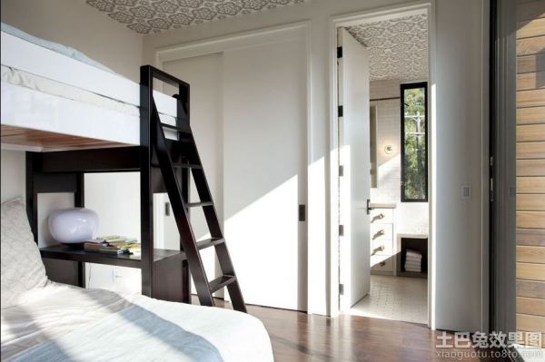 日式设计卧室门效果图