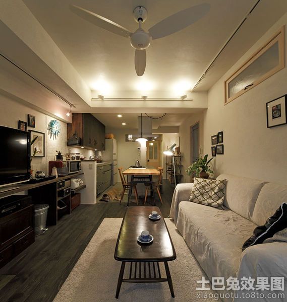日式风格设计一居室效果图大全