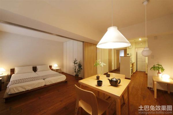 日式风格一居室装修设计效果图