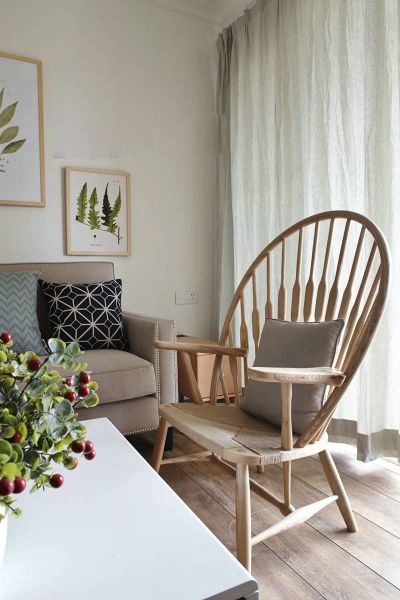 客厅实木家具椅子图片