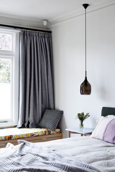 2015家庭设计室内卧室窗帘图片