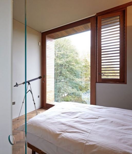 简约现代设计卧室窗户图片