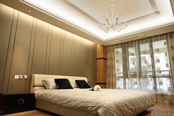 现代风格米色卧室装修效果图欣赏