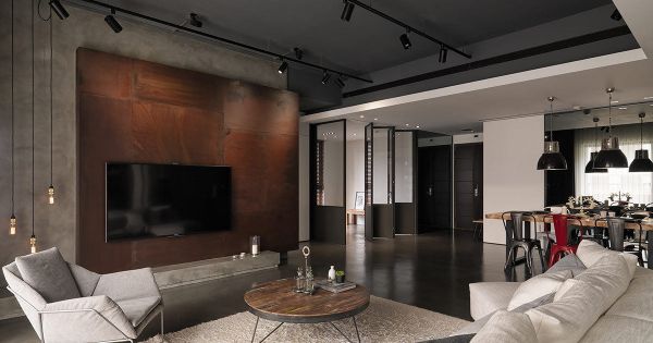 2015现代风格装饰客厅电视背景墙效果图