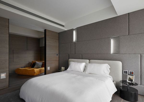 现代日式时尚卧室设计效果图大全2015
