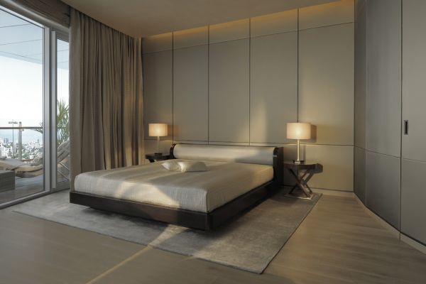 现代日式风格6平米卧室图片