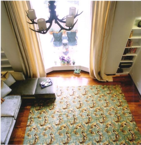 家装客厅地毯效果图