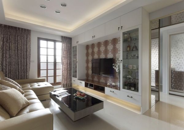2015现代风格室内客厅装修设计图片