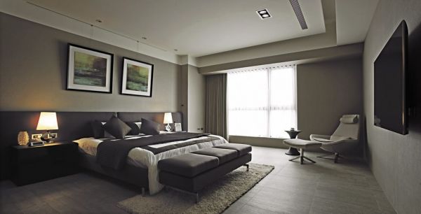 现代风格室内卧室装修设计图片2015