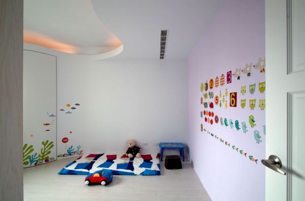简约风格一室一厅儿童房室内装修图片