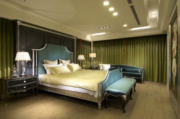 欧式古典风格时尚卧室效果图