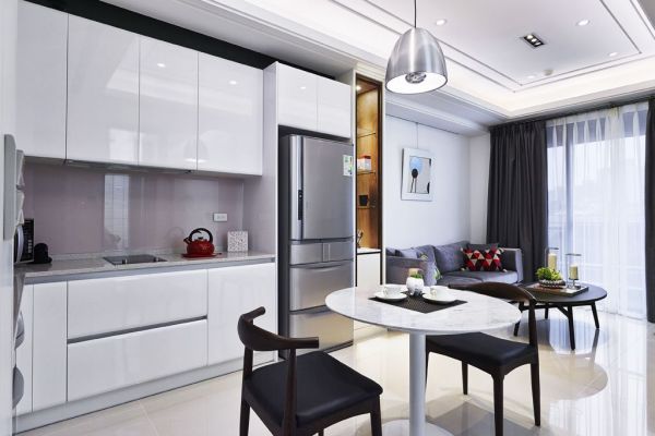 2015最新60平米宜家风格公寓厨房效果图片