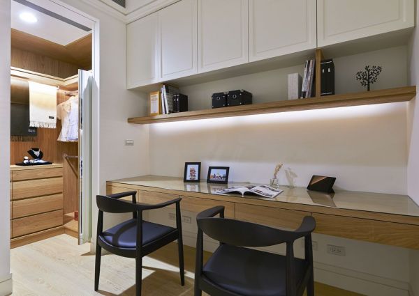 2015最新米宜家风格公寓书房效果图片