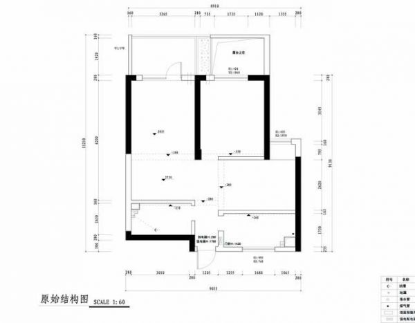 89㎡清新美式小2居 开放式厨房实景案例赏析