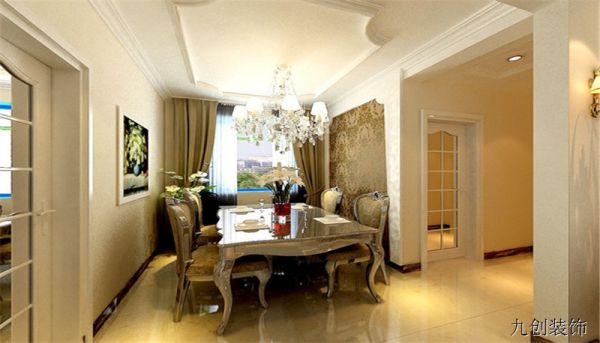 典型的欧式风格客厅，典雅且韵味十足。