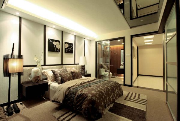 日式新古典家居设计卧室装修效果图
