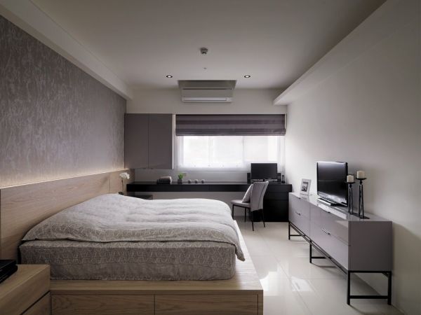 现代简约风格的卧室