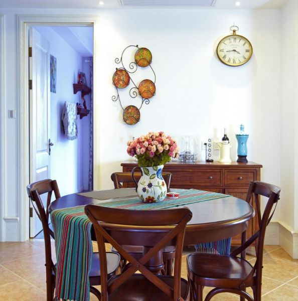 地中海风格餐桌椅